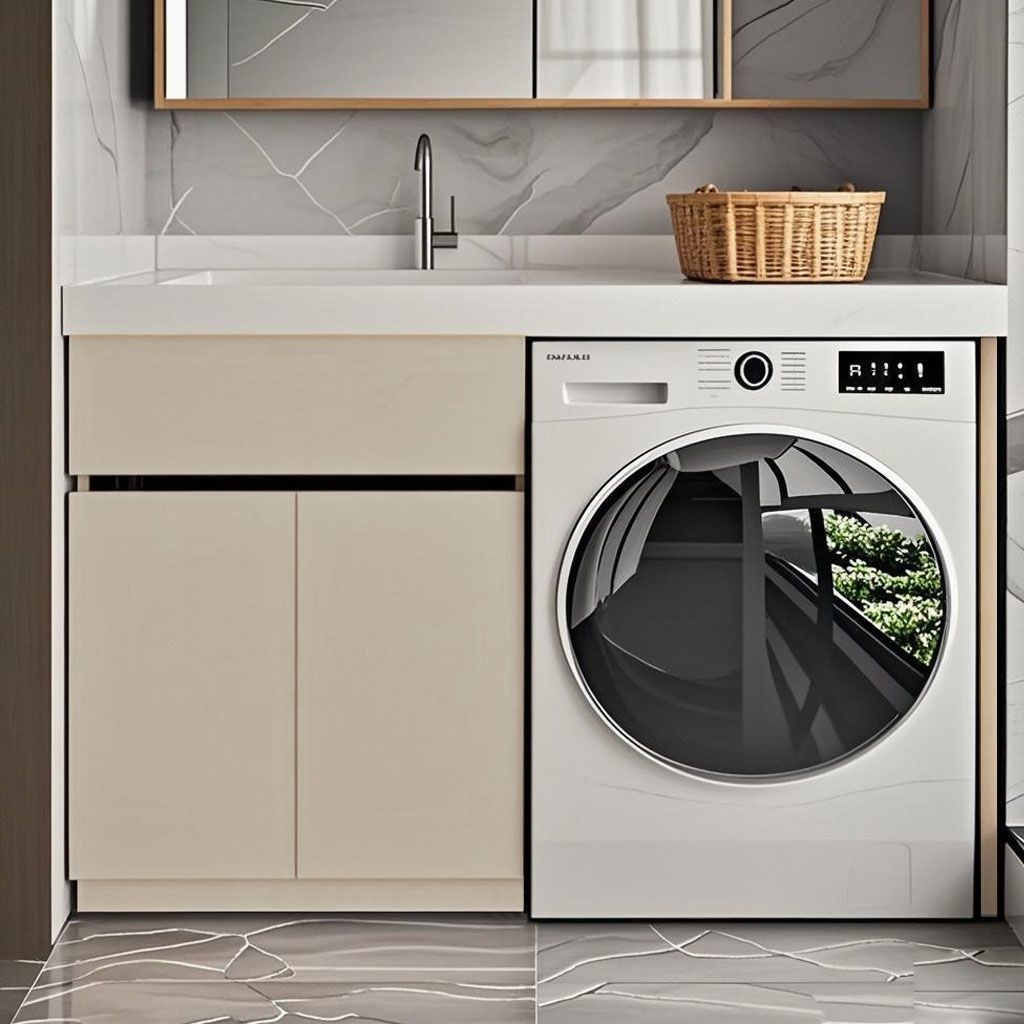 Balcony Cabinet, Laundry Cabinet, Integrated Basin, Balcony Drum Washing Machine, Washboard Combination, Bathroom Cabinet Companion Manufacturer Wholesale