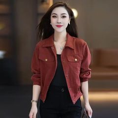 早秋新款短外套女薄款时尚百搭韩版小个子上衣春秋季休闲夹克开衫