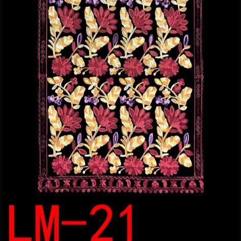450 g lingxiao flower bordado bufandas de flores de broca bufandas de estilo nacional largo