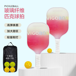 Cross-Border Pickleball Racket Set Fiberglass Material Ultra-Light Pickleball Racket