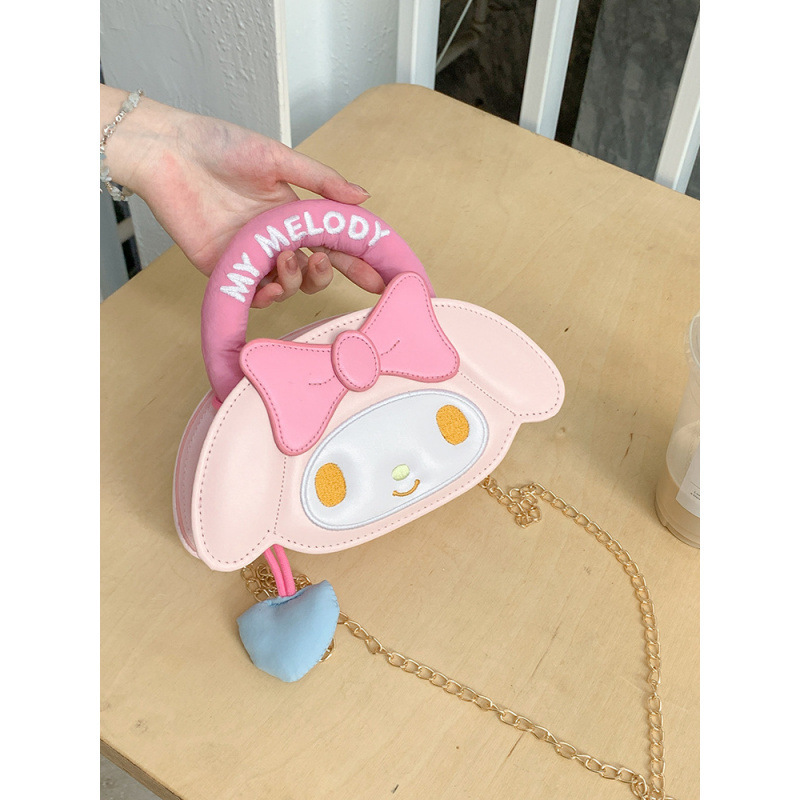 Cute Pink Rabbit Chain Crossbody Bag Summer Mini Street Cartoon Shoulder Bag Gives a High-End Feel Cute Pink Rabbit Chain Crossbody Bag Summer Mini Street Cartoon Shoulder Bag Gives a High-End Feel