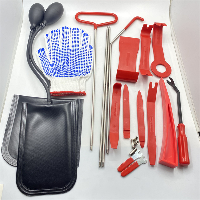 Car tools rocker airbag upgrade set stainless steel pole car long-distance hook tool self-driving emergency