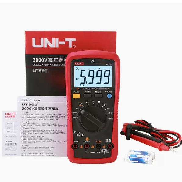 Улид 2000V Высоковольтный цифровой мультиметр UT892
