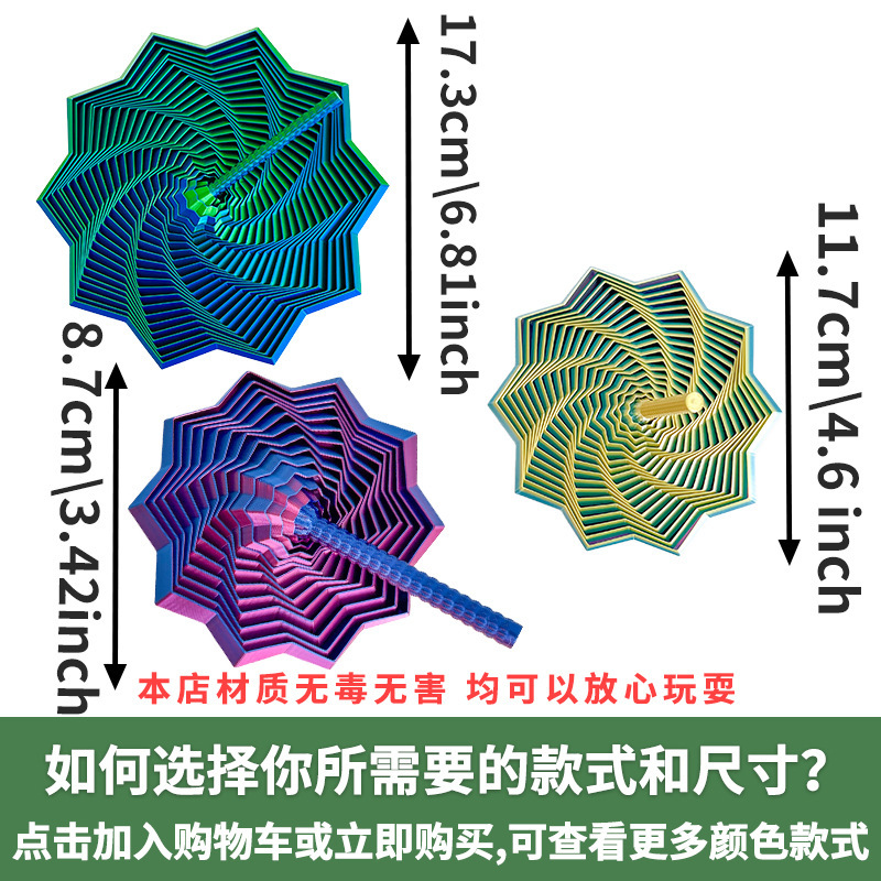 工厂直销跨境热销爆款3D打印星形玩具带有手柄指尖解压玩具多边形|undefined