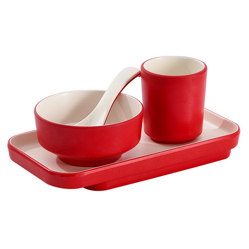 Imitation porcelain melamine hot pot tableware set vegetable platter national style optional commercial side dish bowl barbecue plate dish