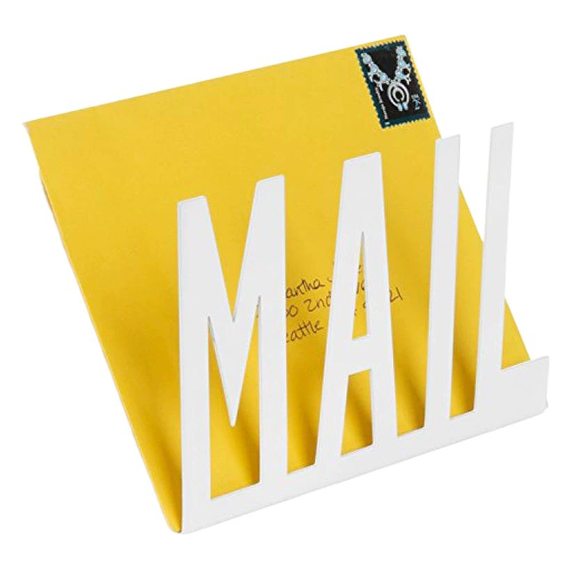 Европейская и американская стойка для хранения конвертов MAIL железная настольная стойка для хранения файлов черная трансграничная стойка для хранения дома