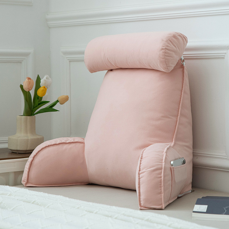 Almohada para teléfono móvil, almohada de lectura para cama, cojín para cabecero, respaldo grande, asiento de sofá, almohada de soporte lumbar, cojín de sofá.