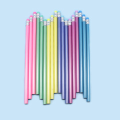 鉛筆卸売り珠光色hb三角棒ゴム付き小学生賞品児童文房具用品メーカー直販