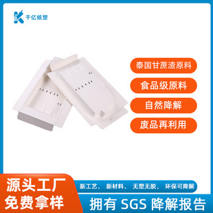 Environmental Protection Products Paper Pulp Molding Bagasse Smartphone Paper Tray Packaging