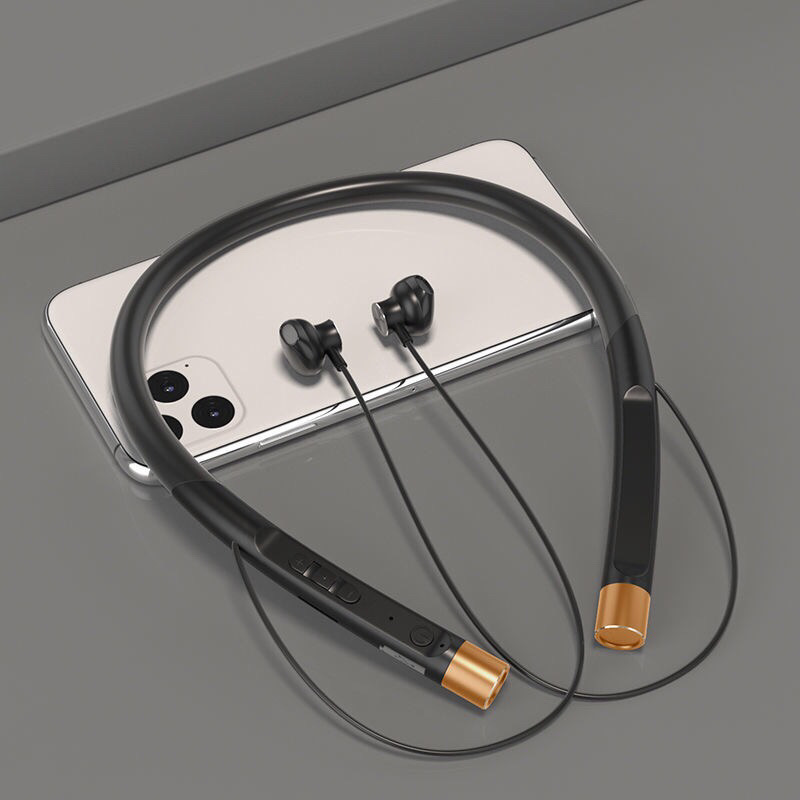 Bluetooth ヘッドセット 首掛けタイプ 超長時間スタンバイ バイノーラル ワイヤレス スポーツ 高品質 すべての携帯電話に適しています ユニバーサル 新モデル|undefined