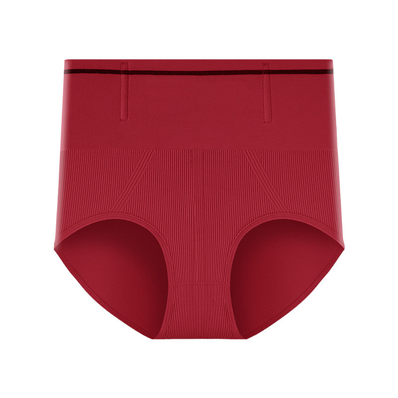 Ropa interior de cintura alta, abdomen, levantamiento de cadera, cintura moldeada fuerte posparto, entrepierna de algodón antibacteriano 9A, ropa interior de mujer transpirable de alta elasticidad