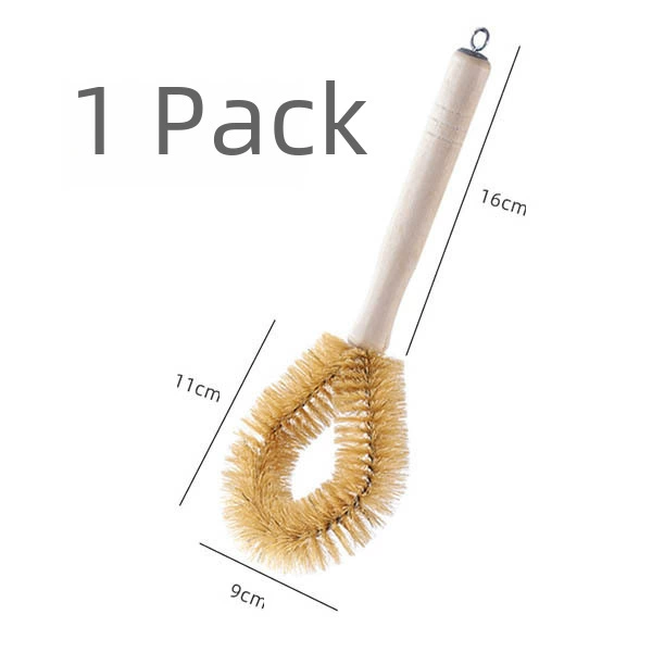 Фабричная оптовая щеточка для чистки pot bristle brush кухонная, подвесная не смываемая масляная щетка для чистки сосудов
