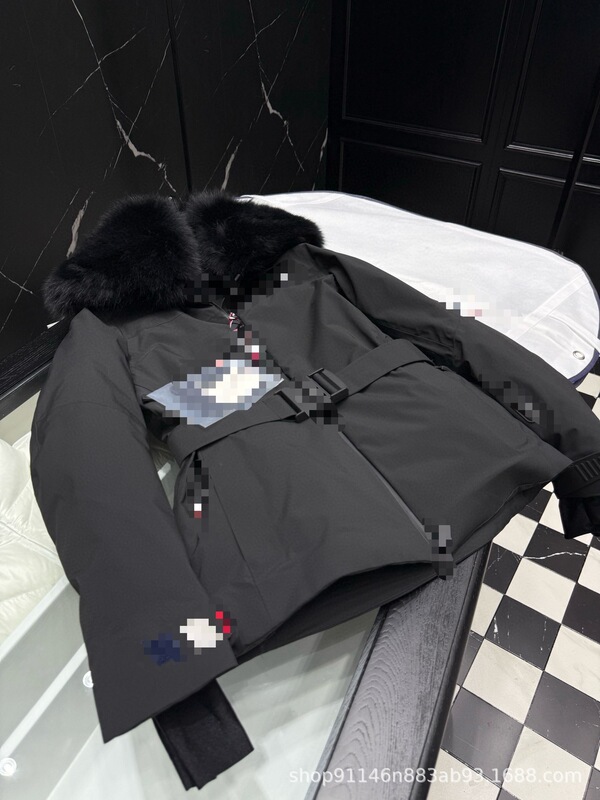 蒙口羽绒服女压胶系列修身款羽绒滑雪服套装防风防水羽绒服外套|undefined