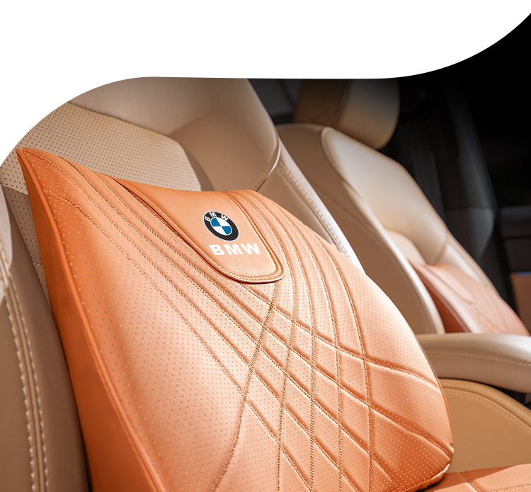 Suitable for Bmw Seat Cushions 7 Series 5 Series 3 Series X5X4X3X2X1 Single Piece Special Lumbar Support Car Interior Decoration Universal for All Seasons