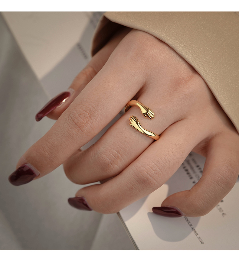 1 Piece Quantity 925 Sterling Silver Geometric Open Rings