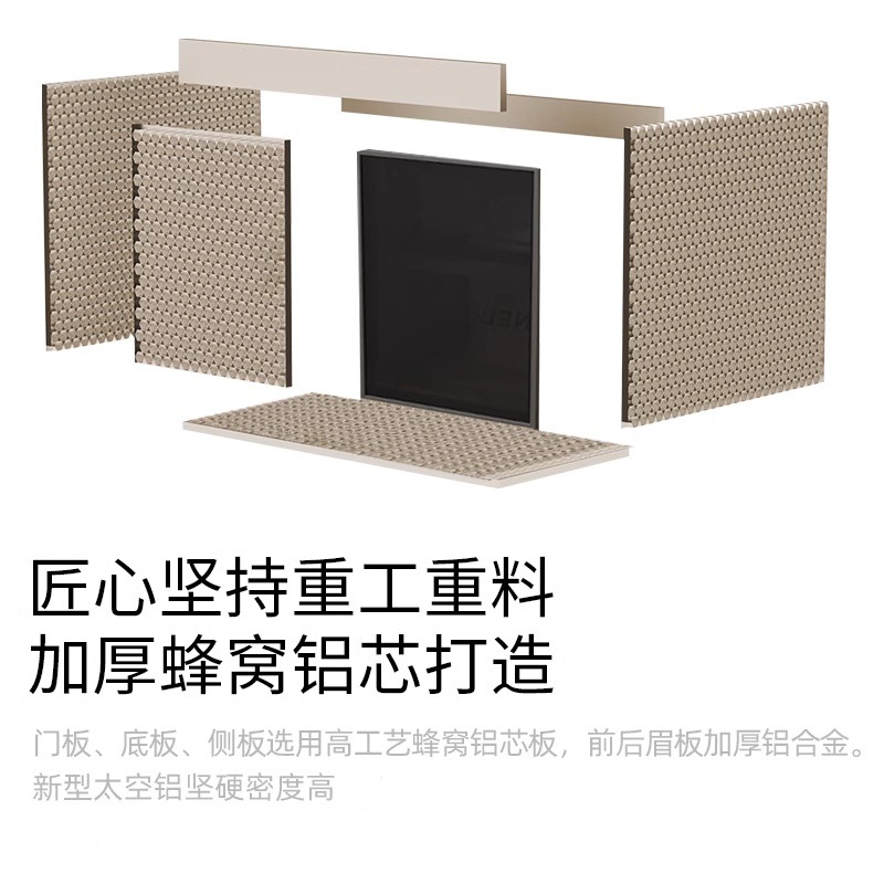 gabinete de baño moderno de panal de abeja esquina redondeada arco integral lavabo cerámico lavabo