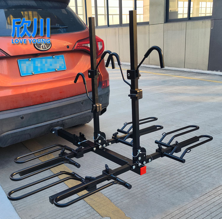 Xinchuan General Motors Rear-Mounted Modified Electric Bicycle Luggage Rack Square Mouth Trailer Rack Pedal Bicycle Rack