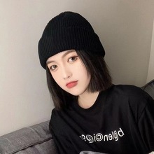 秋冬款学生地主帽毛线针织帽男女水手帽俏皮瓜皮帽源头工厂