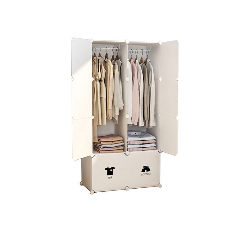 Fábrica de venta directa armario simple armario doméstico dormitorio alquiler de ropa de niños armario de montaje de tela