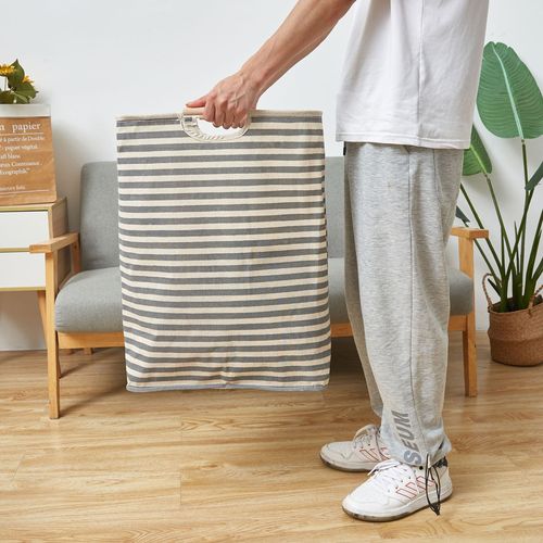 Dirt clothes storage basket bamboo fabric art storage basket Japanese dirty clothes basket laundry basket Nordic dirty clothes basket foldable