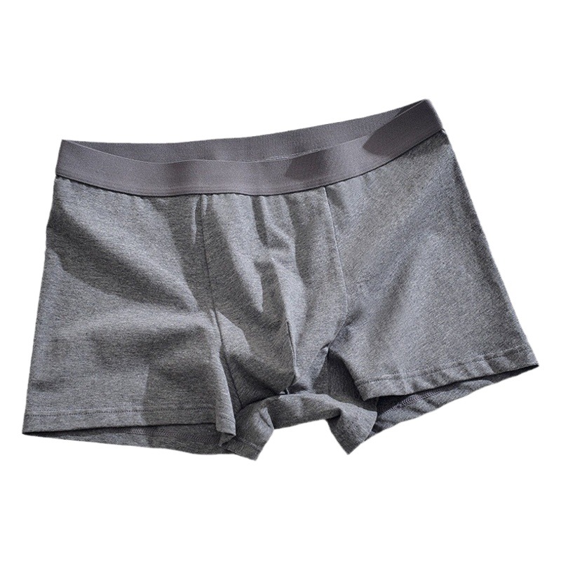 Men's Underwear New Product Mid-Waist Large Size Loose Breathable Antibacterial Butt-Lifting Manufacturer's Hot-Selling Pure Cotton Underwear Men's Wholesale