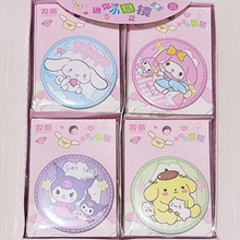 三丽鸥ins风美乐蒂卡通创意小圆镜玉桂狗便携随身镜小镜子化妆镜