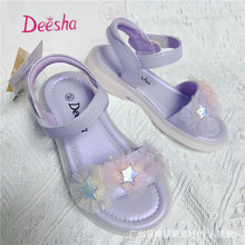 笛莎Deesha品牌童装批发货源女童6-12岁凉鞋童鞋批发货源运动鞋