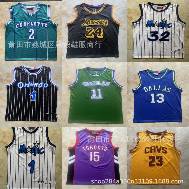 Cross-border jersey 2 Owen 1# Hardaway 24# Kobe 77# Donchic 31# Miller embroidered basketball suit