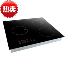 新款批发家用商用多头触控电磁电陶炉黑晶板三头大功率电陶炉跨境