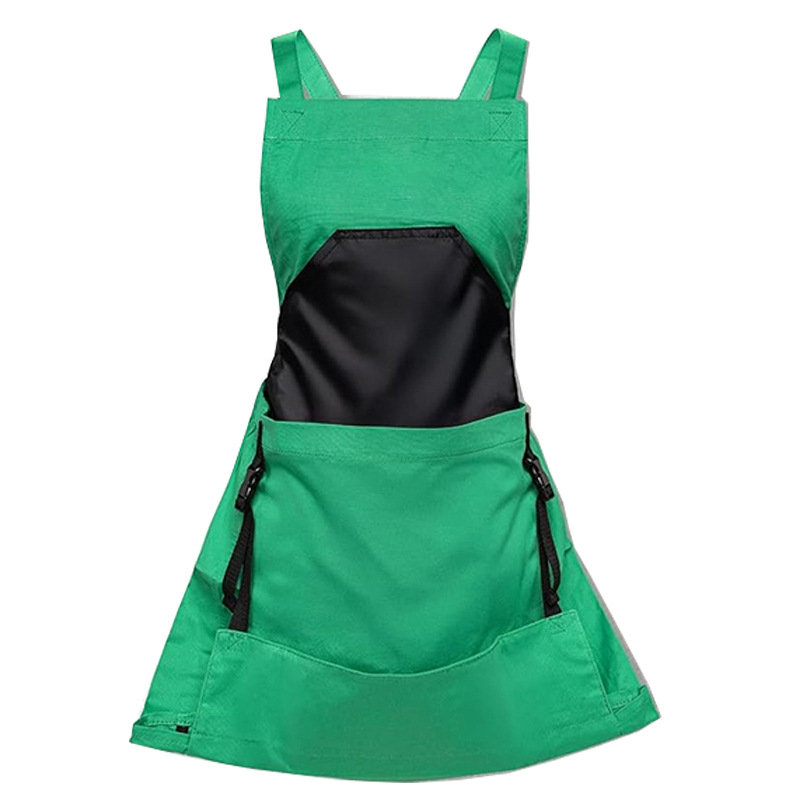 Delantal de tela Oxford con bolsillo grande de Amazon para recolectar frutas y verduras, delantal de liberación rápida para fruterías y floristerías, venta al por mayor. image 8