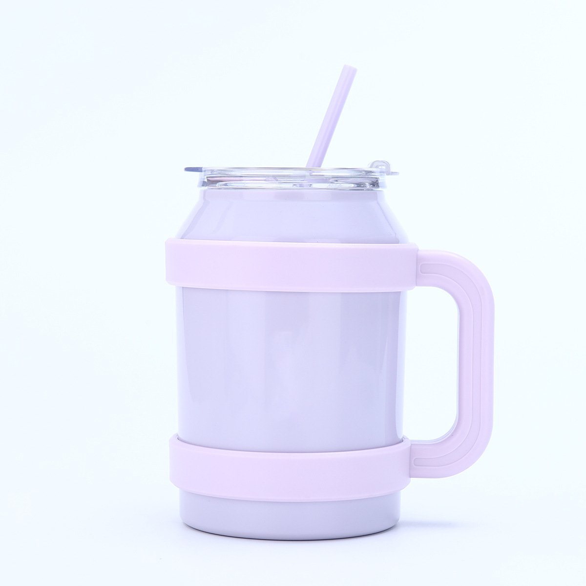 Barril transfronterizo de gran capacidad 50oz tonelada tonelada con mango Taza de vacío de acero inoxidable 304 Taza de paja de gran capacidad creativa