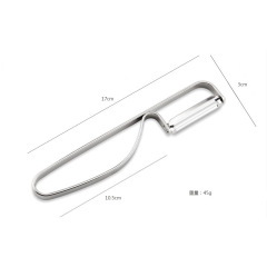 ステンレスの瓜削りキッチンの皮むきナイフとリンゴのジャガイモの皮むき家庭用皮むき神器の多機能皮むき