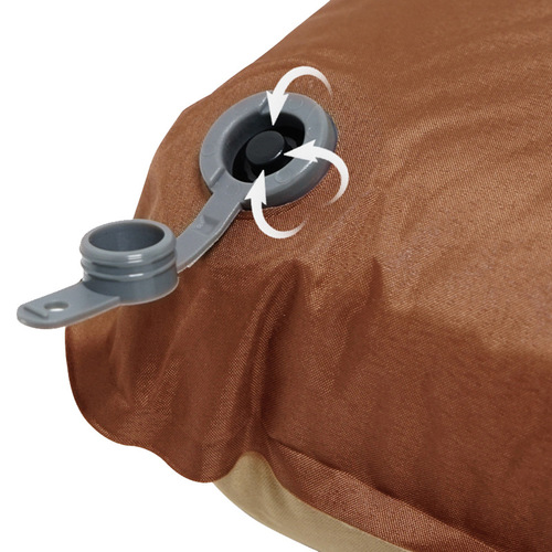 Outdoor 3D Sponge Pillow Automatic Inflatable Pillow Cheese Pillow Camping Hiking Air Cushion Pillow Travel Pillow Outdoor Gear