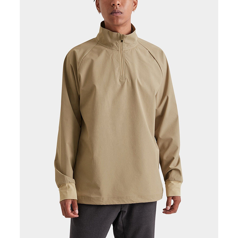 Half zip collar golf pullover waterproof windbreaker polyester quarter zip collar men's sweatshirt Half zip collar golf pullover waterproof windbreaker polyester quarter zip collar men's sweatshirt