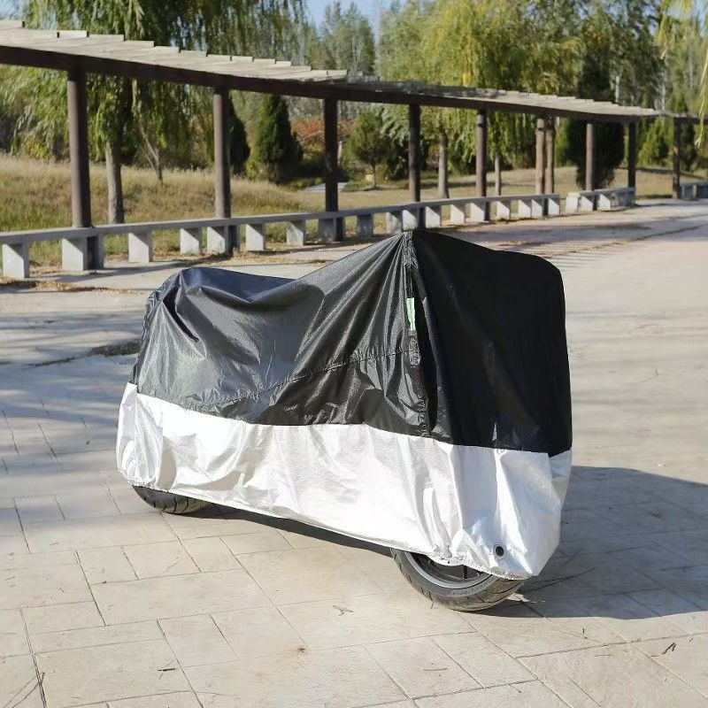 Protector de lluvia para motocicleta eléctrica engrosada transfronteriza, protector solar, batería, ropa para automóvil, cubierta para automóvil, a prueba de polvo, universal en todas las estaciones