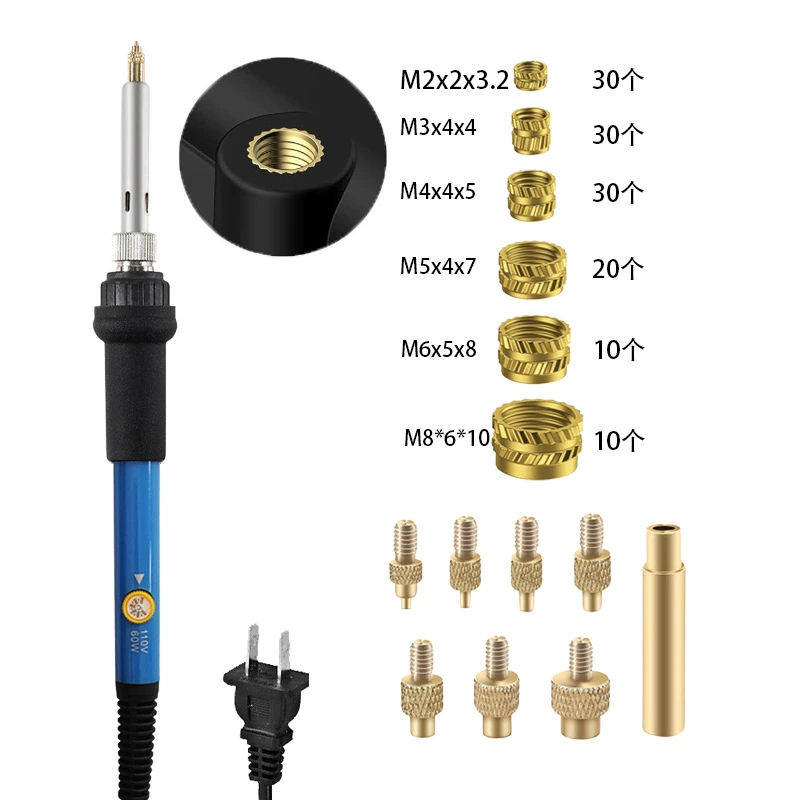 Pyrography & soldering adapter kit, brass tips, M4/M5 adapters, multi‑piece sets up to 311 pcs