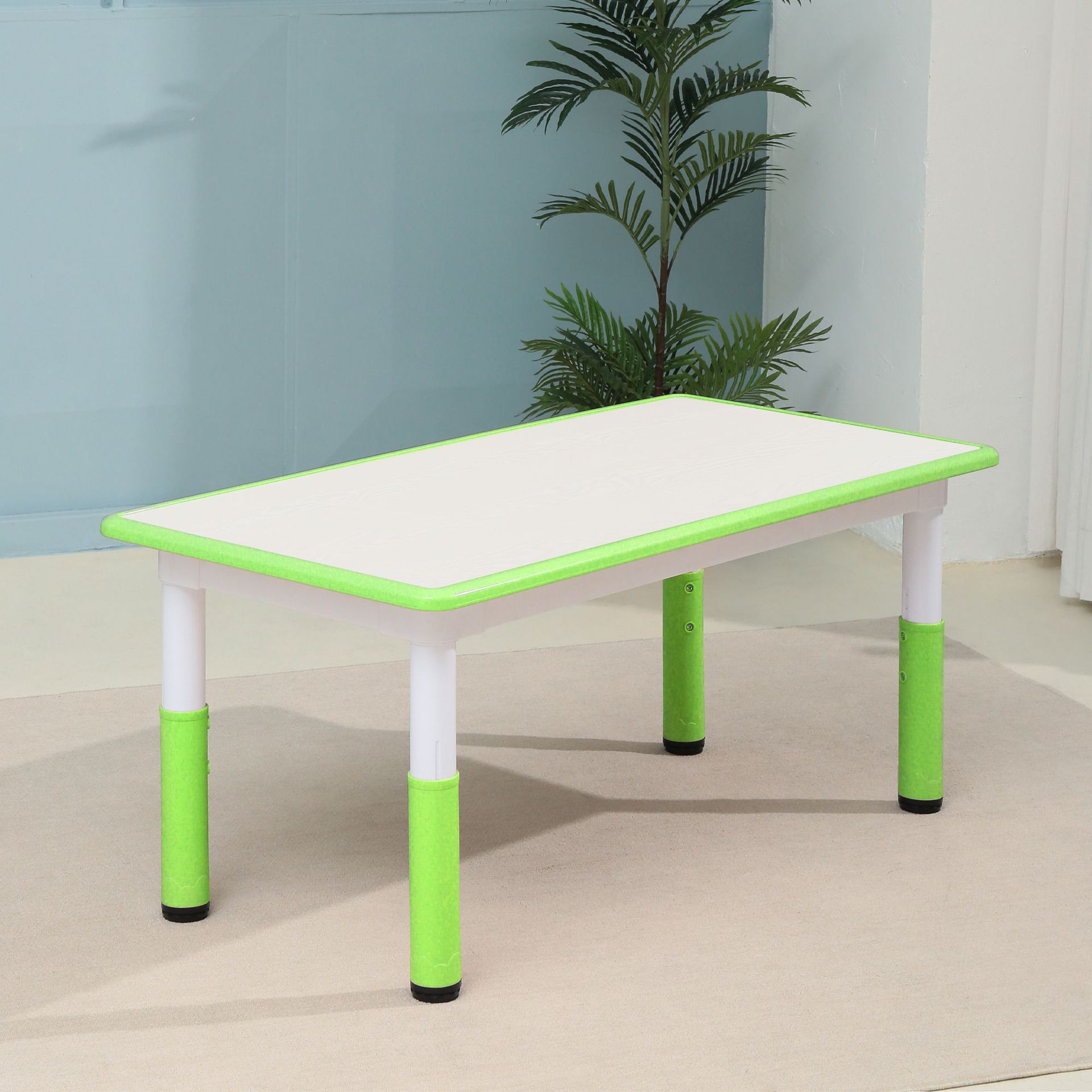 화이트보드 과일 그린 싱글 테이블