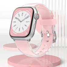 适用AppleWatch10苹果手表带iwatch9液态TPU替换腕带舒适柔软春夏