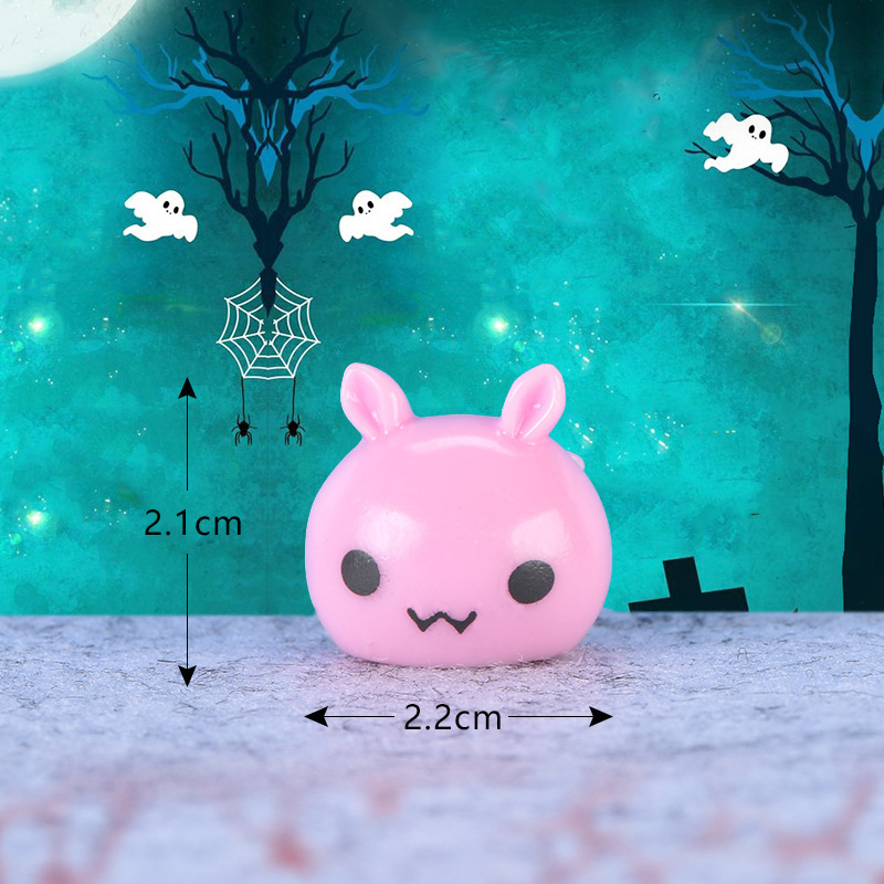 ハロウィンかわいいカボチャランタンゴーストヴァンパイアマイクロ風景アクセサリーケーキ車の装飾品|undefined