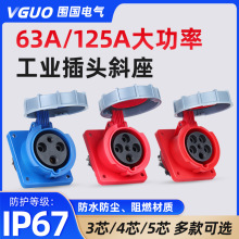 ���������3��4��5��63A125A��ˮIP67��ȼ���Iбʽ���ղ���������