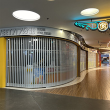 遥控pvc水晶卷帘门商铺车库铝合金防盗卷闸门升降门现代简约电动