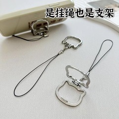携帯ストラップ多機能携帯怠け者スタンド汎用金属リングストラップ