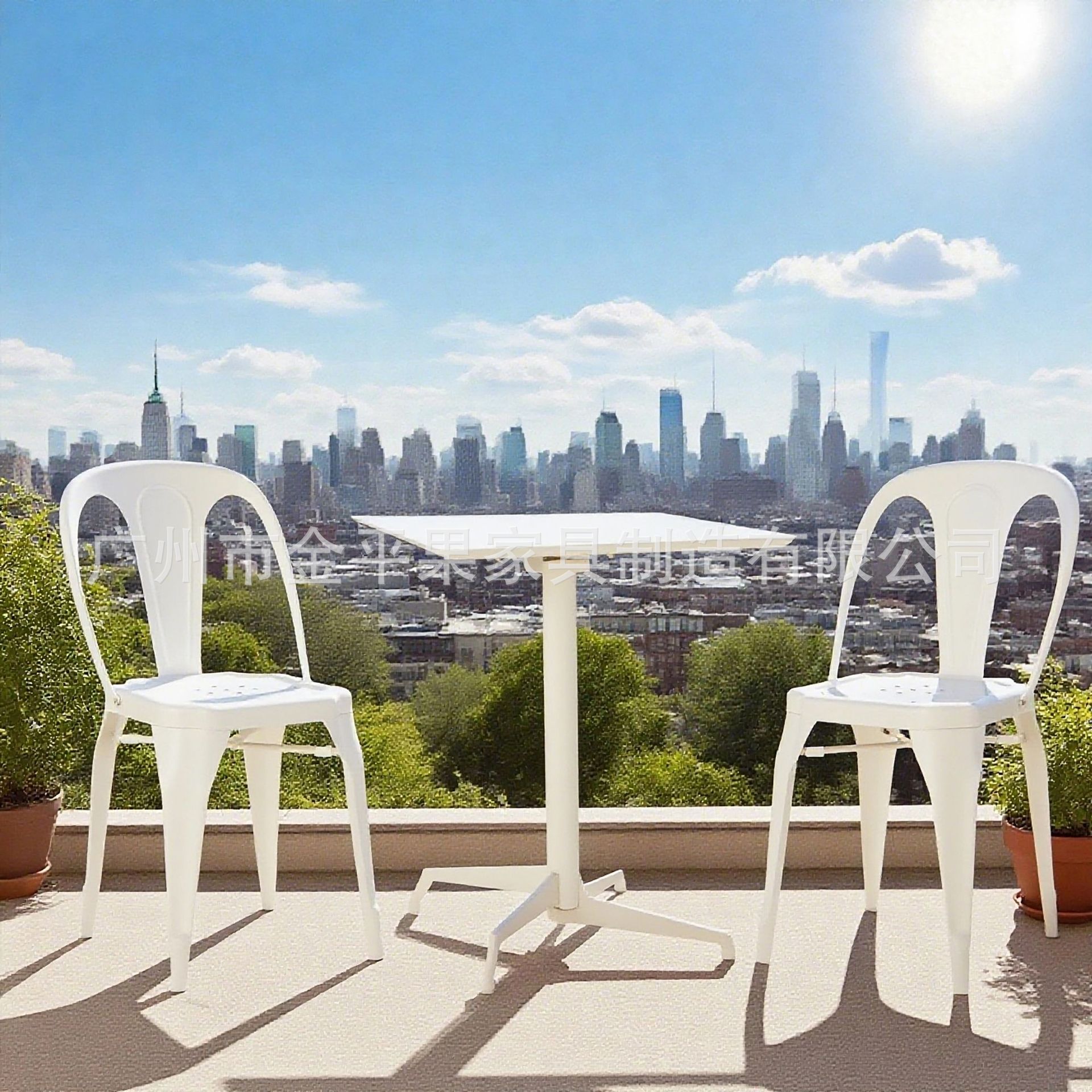 Wrought Iron Round Table, Simple Industrial Style, Suitable for Cafes, Trendy Milk Tea Shops, Outdoor Balcony, Metal Square Dining Table, Foldable