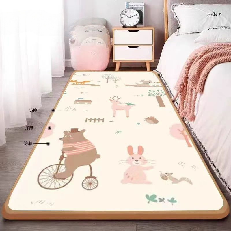 Thickened Crawling Mat Baby Bedside Mat Anti-Fall Mattress Living Room Kidsren's Baby Home Baby Bedroom Bedside Protection