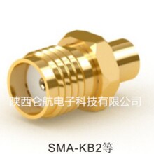 陕西仑航电子科技SMA-KB2射频同轴连接器镀金高频稳定原厂直供