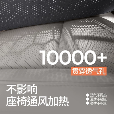 Four Seasons Pad: Rear Seat Cushion, Perforated Breathable