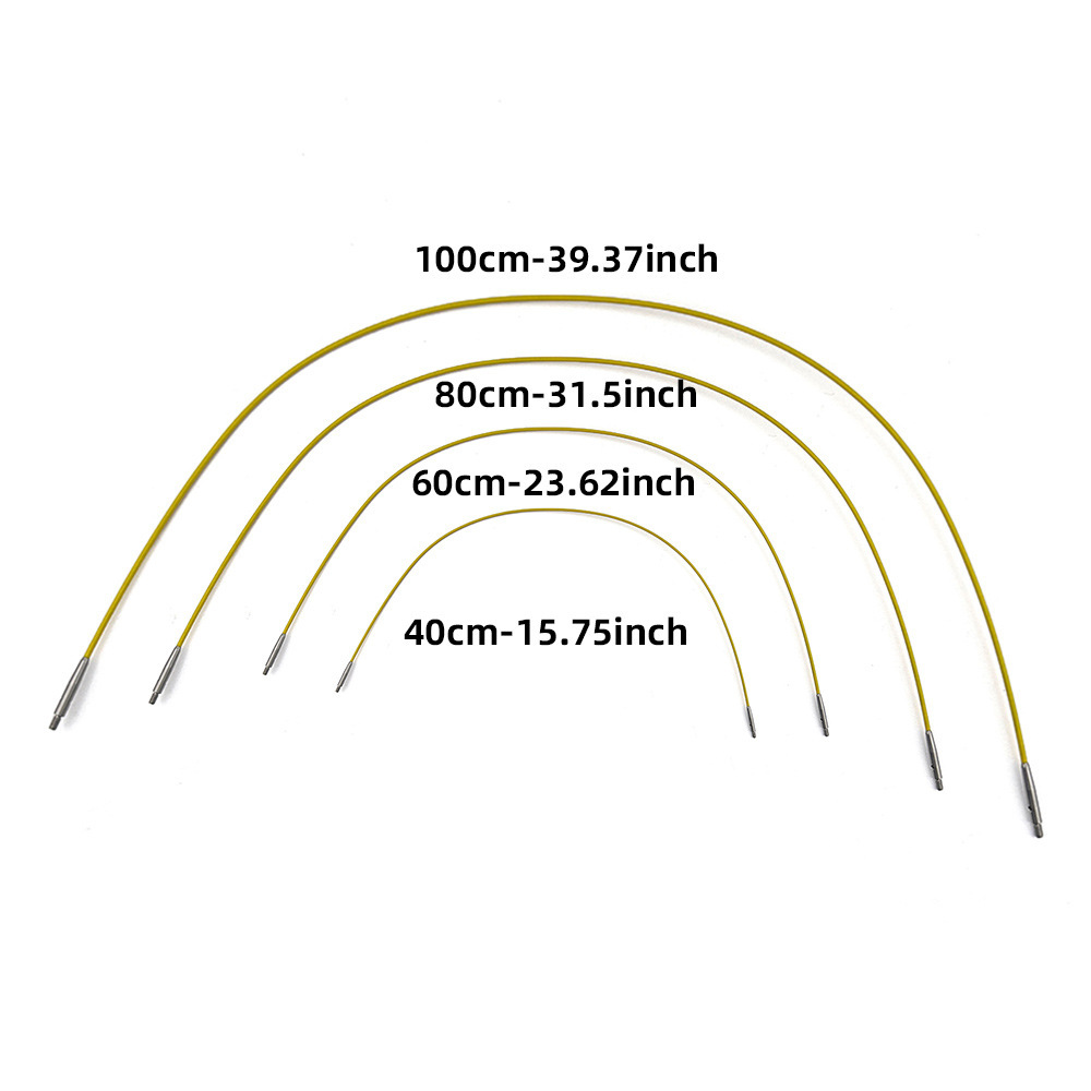 Herramienta de tejido transfronterizo aguja de anillo desmontable de alúmina de oro rosa 3.0-10.0mm13 cubierta de paquete de tarjeta PU