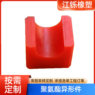 Processing of Polyurethane Special-Shaped Parts U-Shaped Elastic Shock-Absorbing Pads Polyurethane Elastic Rubber Blocks Pu Buffer Anti-Collision Blocks