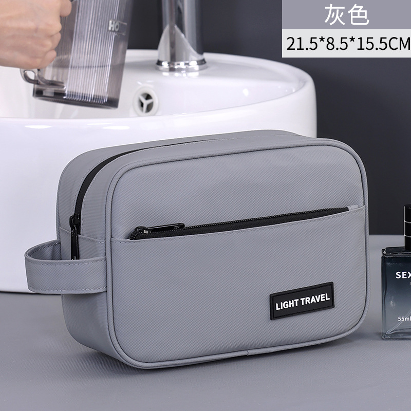 Nuevo producto transfronterizo, bolsa de lavado de viaje, bolsa de almacenamiento de baño impermeable de gran capacidad para hombres, bolsa de cosméticos portátil para viajes de negocios