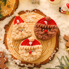 聖誕氛圍可愛小禮物批發香薰蠟燭伴手禮創意手工聖誕老人蛋糕蠟燭